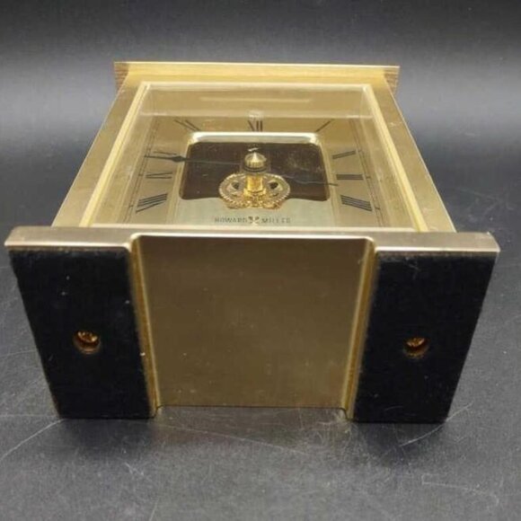 Howard Miller Quartz Table Clock 5.5". Tested keeping time. - Picture 7 of 9